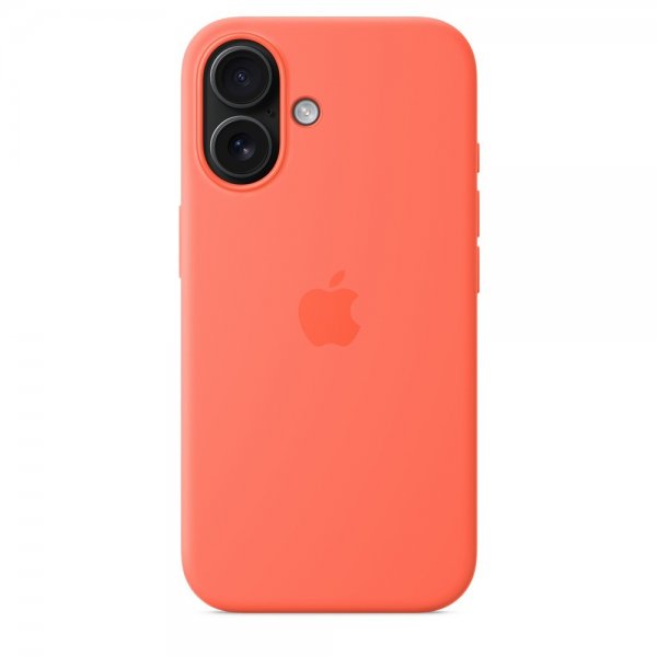 Apple Original iPhone 16 Deksel Silikon Deksel MagSafe Tangerine