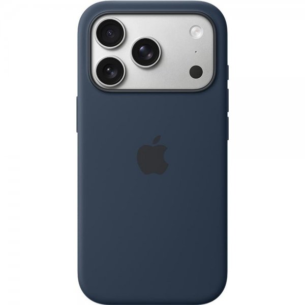 Apple Original iPhone 17 Pro Deksel Silikon Deksel MagSafe Midnatt