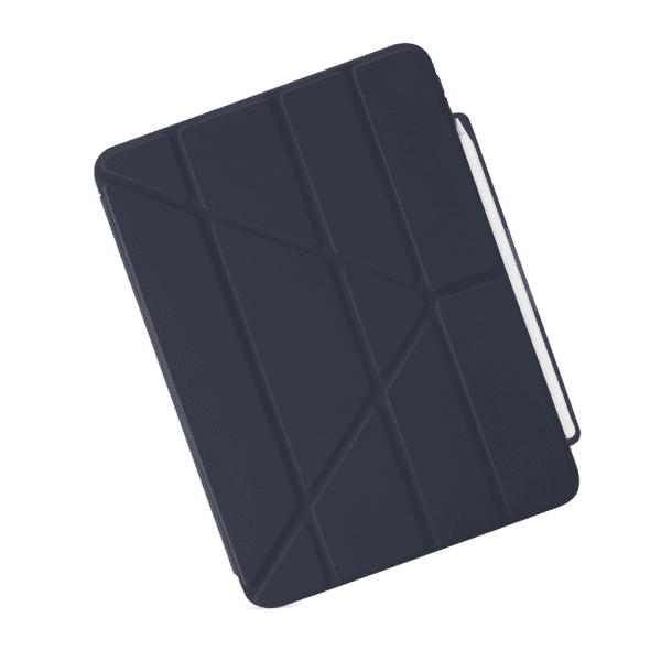Pipetto iPad Air 11 (M2/M3) Etui Origami No3 Pencil Case Mørkeblå