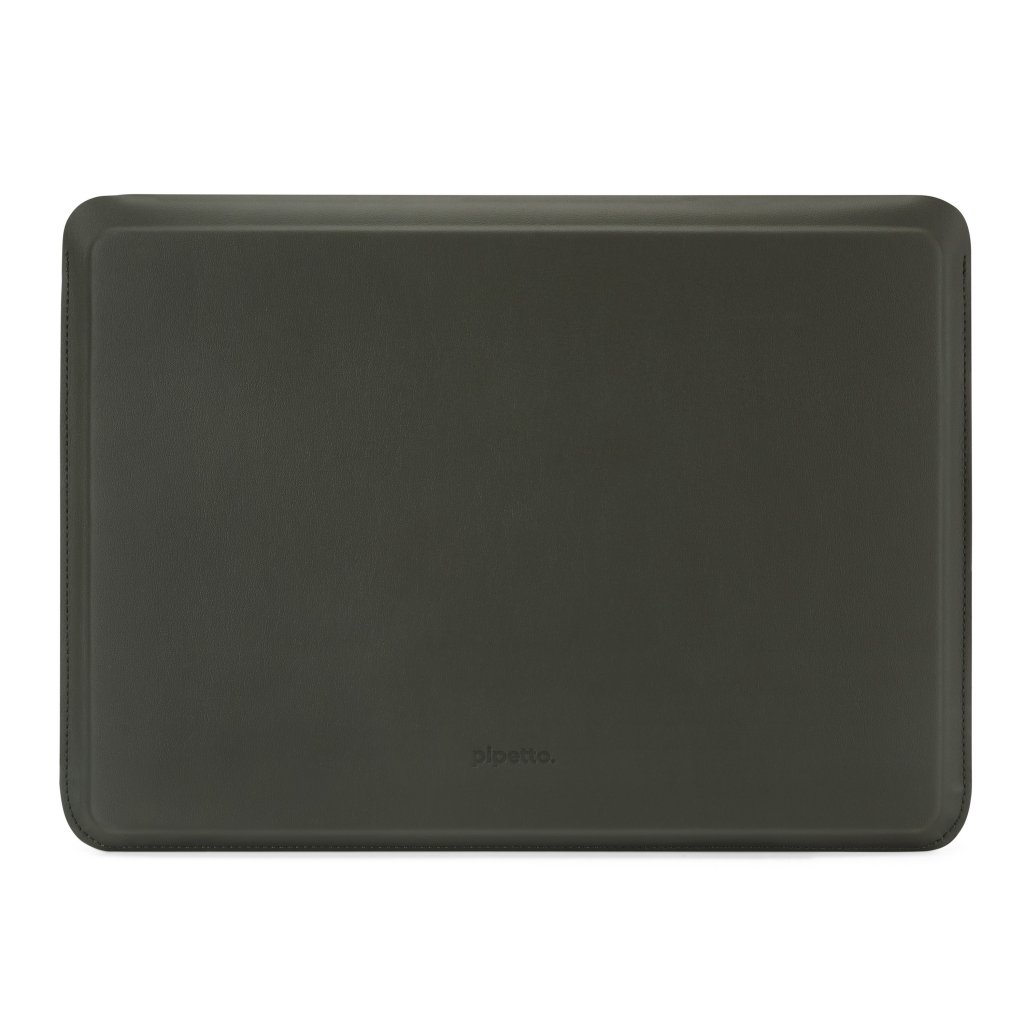 Pipetto Ultra Slim Sleeve for bærbar PC 13/14" mørkegrønn