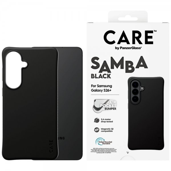 CARE by PanzerGlass Samsung Galaxy S26 Plus Deksel Samba MagSafe Svart