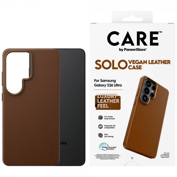 CARE by PanzerGlass Samsung Galaxy S26 Ultra Deksel Solo Brun