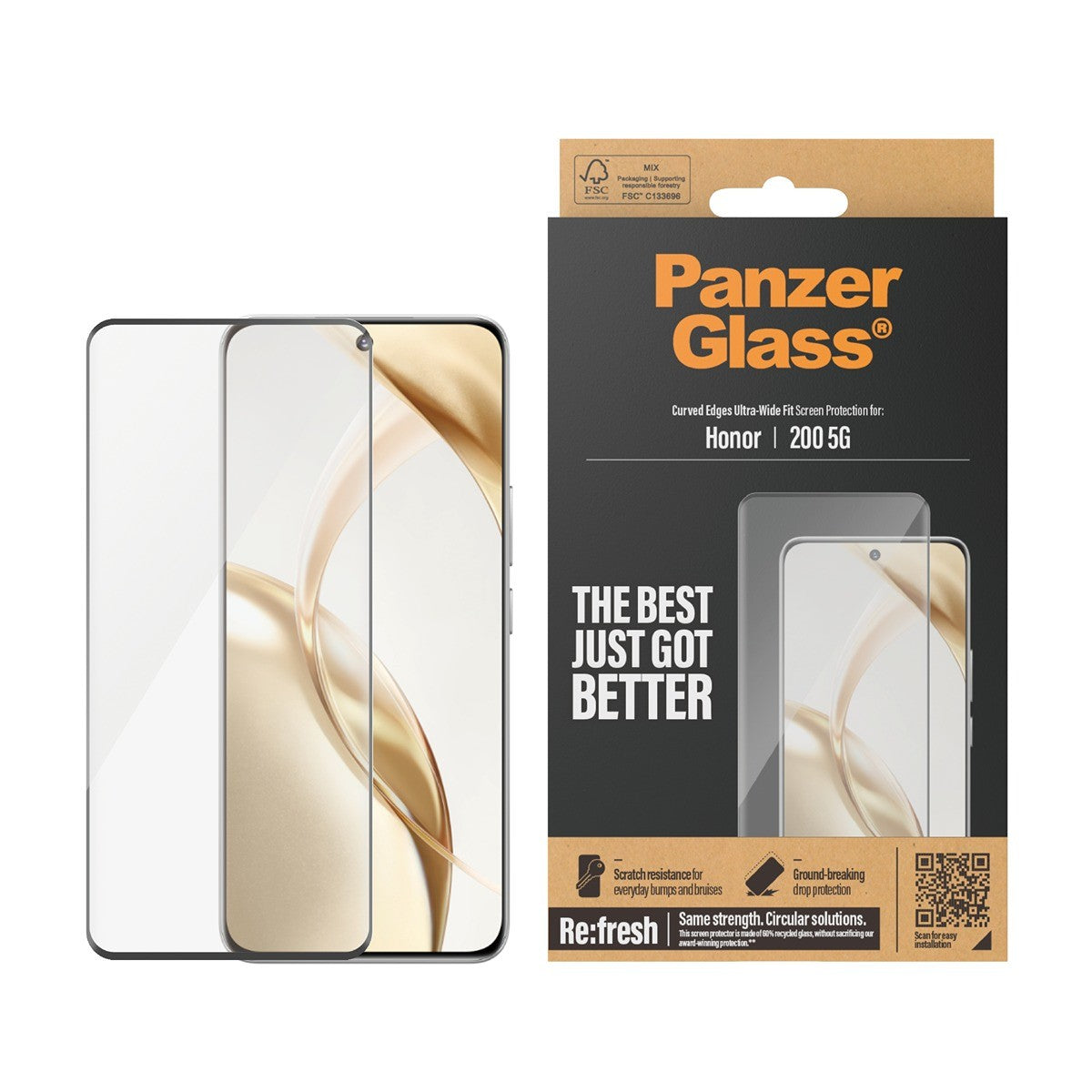 PanzerGlass Honor 200 Skjermbeskytter Ultra-Wide Fit