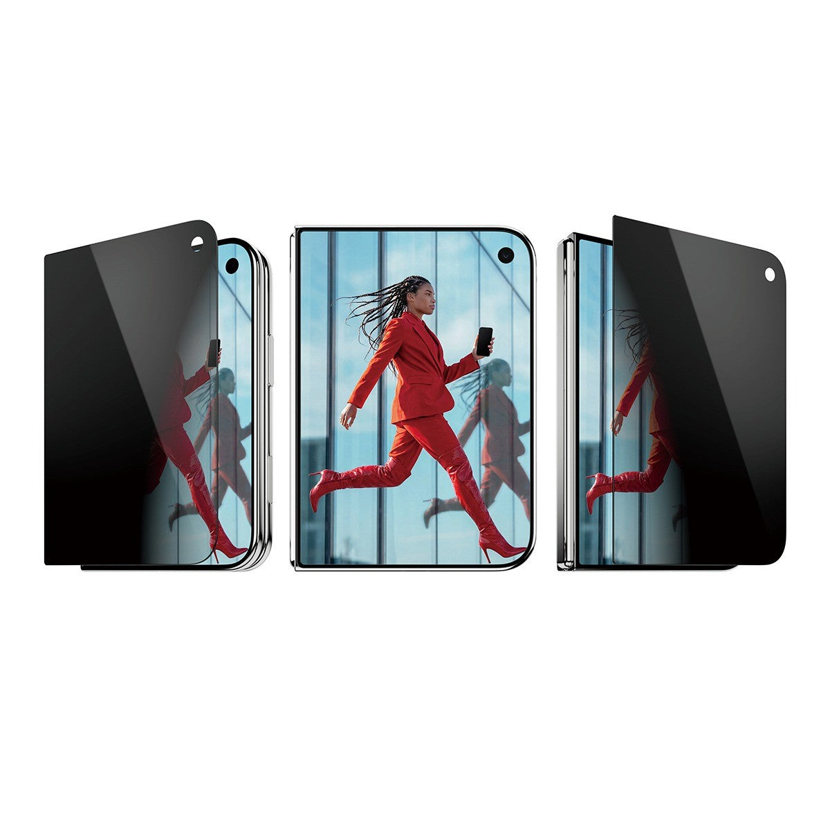 PanzerGlass iPhone Duo Skjermbeskytter Frame Fit Privacy Fastfit