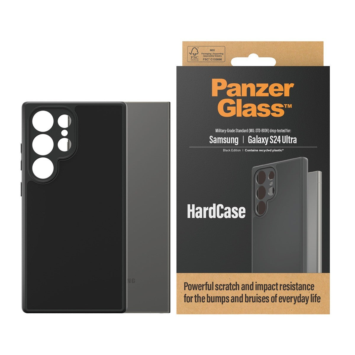 PanzerGlass Samsung Galaxy S24 Ultra Deksel HardCase Svart