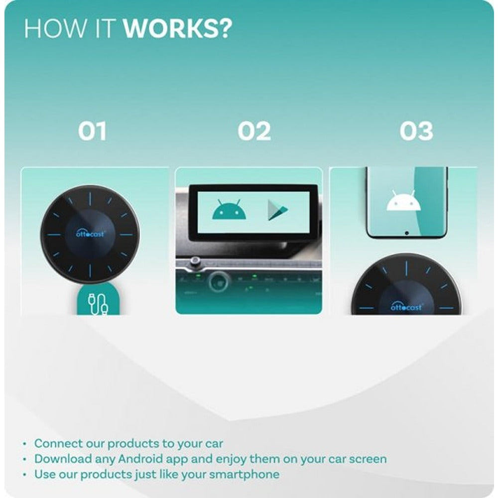Ottocast Aibox P3 Apple CarPlay/Android Auto AI Box