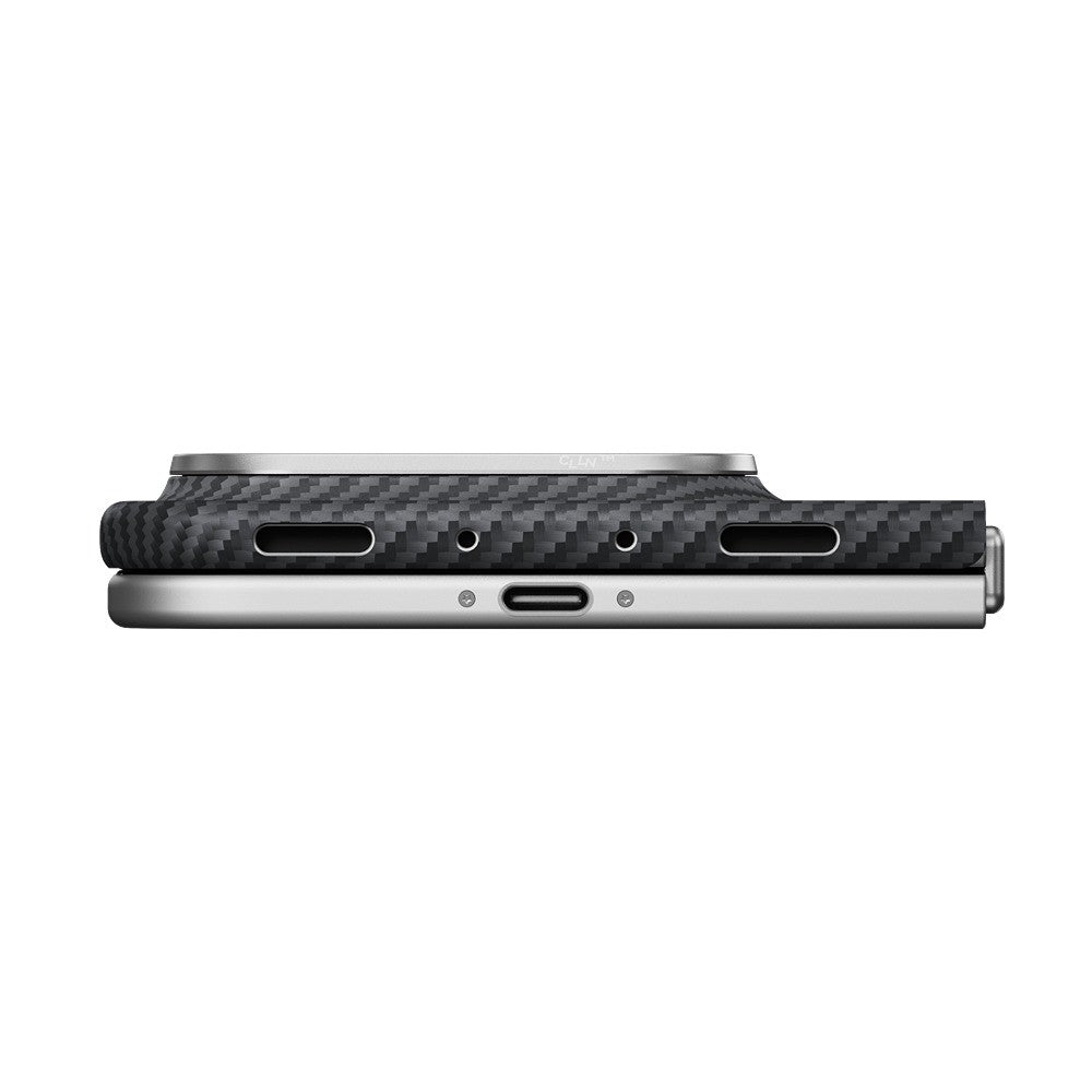 Pitaka iPhone Duo Deksel Edge MagSafe Black/Grey Twill