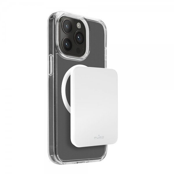 Puro Powerbank Mini Power Mag 4200 mAh Hvit