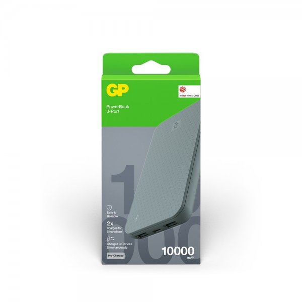 GP Powerbank Plus 10 000 mAh Grønn