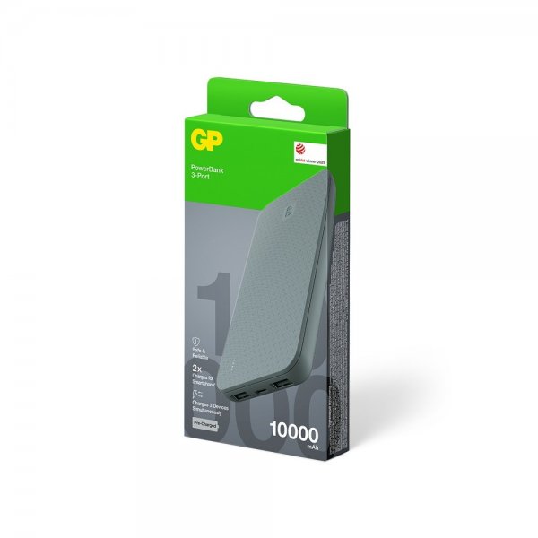 GP Powerbank Plus 10 000 mAh Grønn