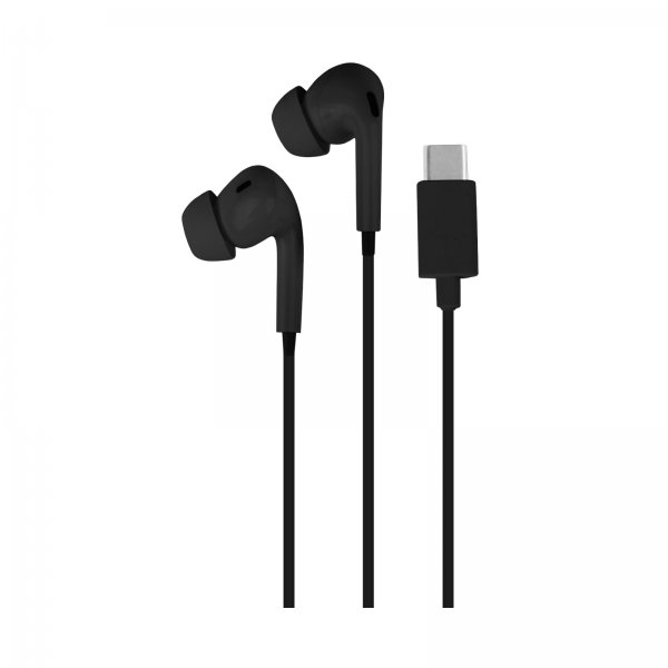 Puro Kablede Hodetelefoner Filo Pro USB-C Svart