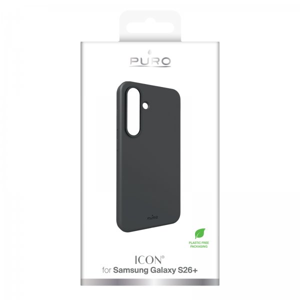 Puro Samsung Galaxy S26 Plus Deksel Icon Svart