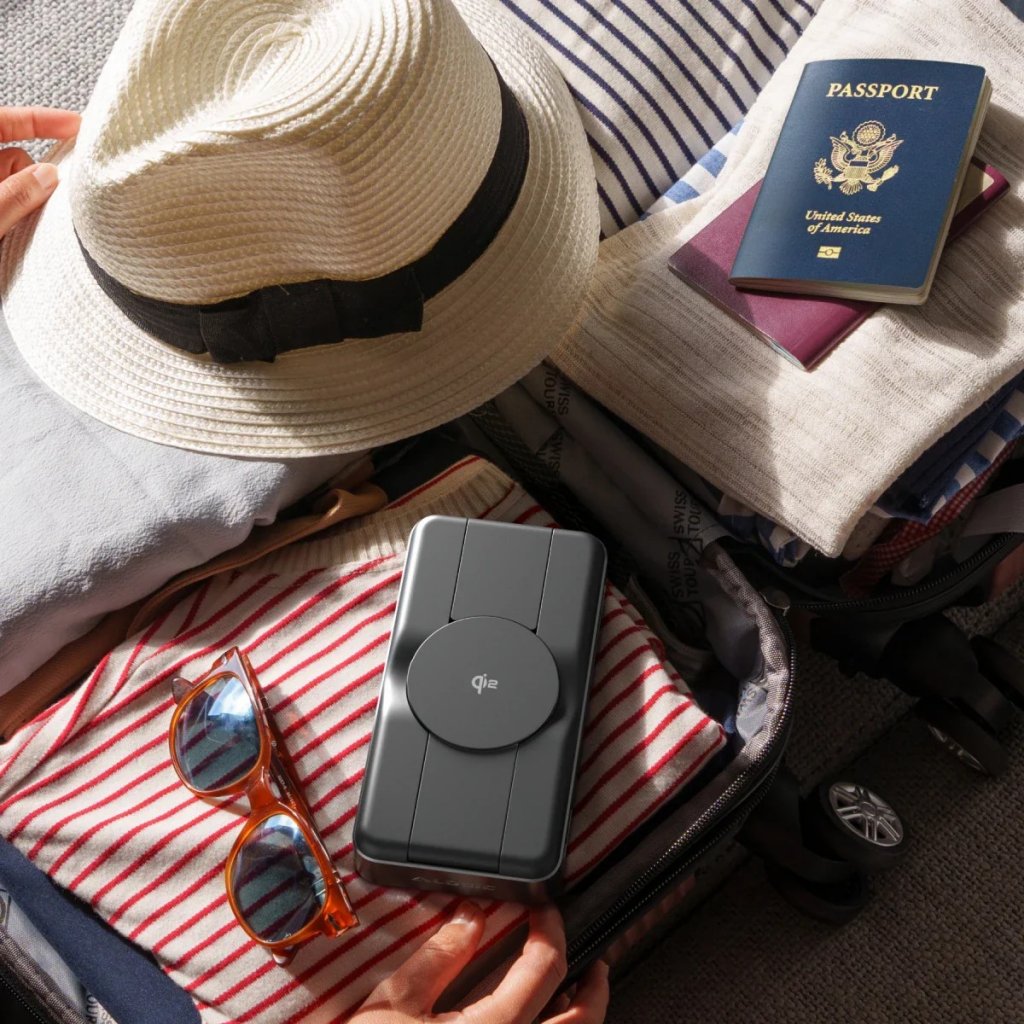 Alogic Powerbank Roam 21 000mAh 6-in-1 Qi2 100W USB-C Svart