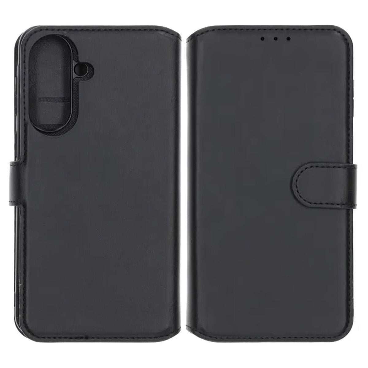Rvelon Samsung Galaxy A37 Etui 4 Kortlomme Avtakbart Deksel Svart