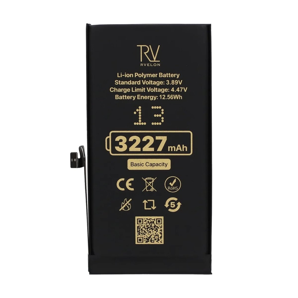 Rvelon Premium-batteri til iPhone 13 – 3227mAh