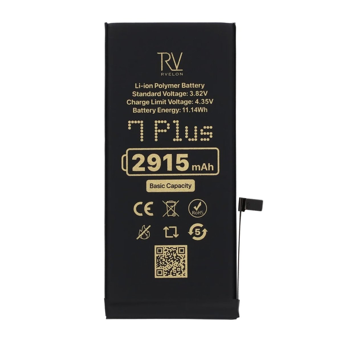 Rvelon Premium Batteri for iPhone 7 Plus – 2915mAh