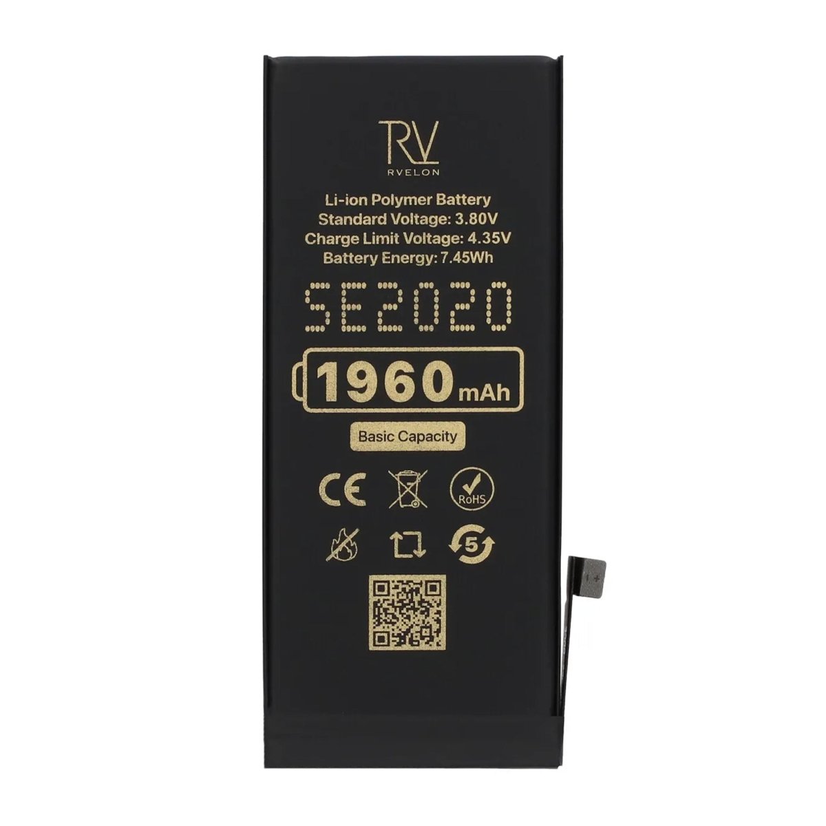 Rvelon Premium Batteri for iPhone SE 2020 – 1960mAh