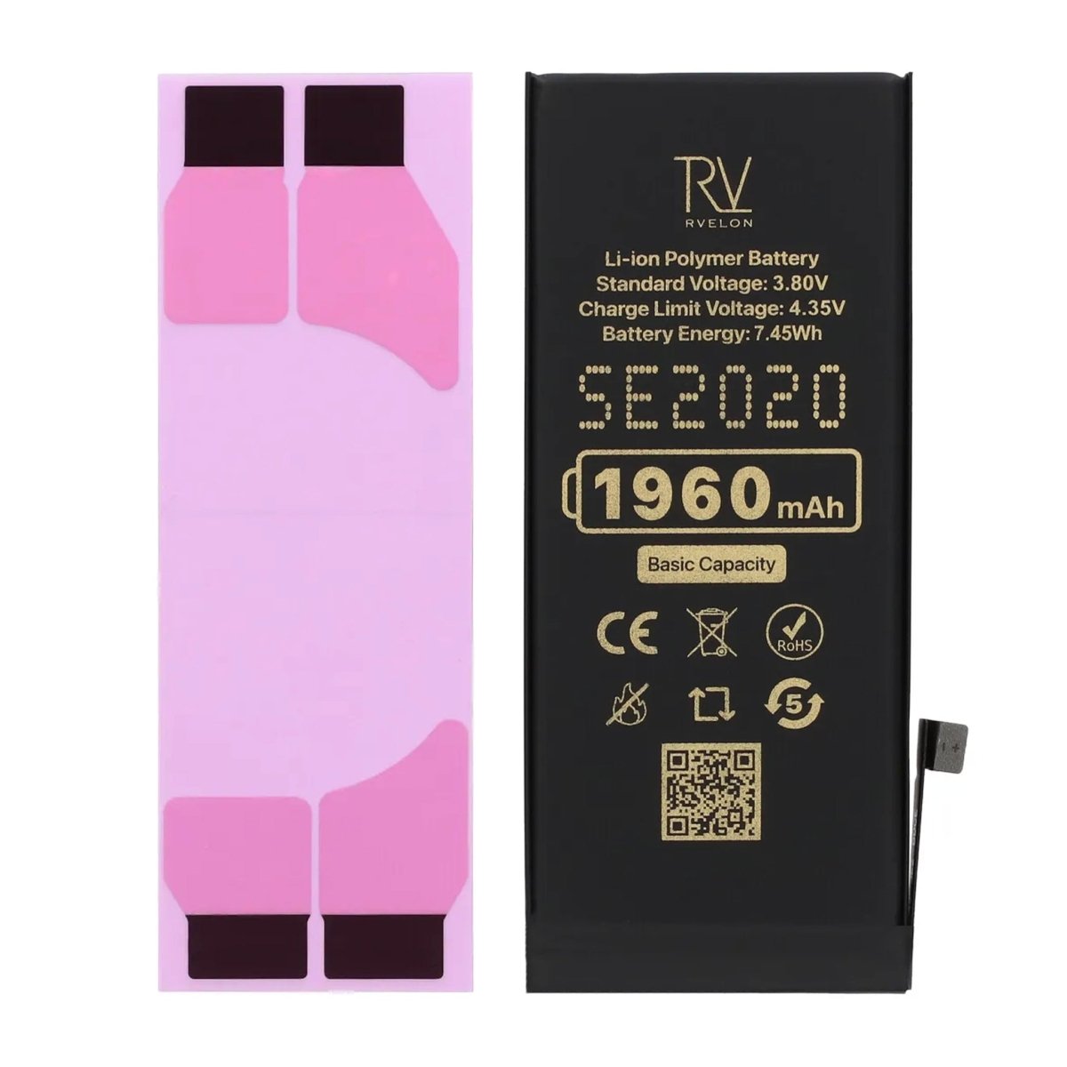 Rvelon Premium Batteri for iPhone SE 2020 – 1960mAh