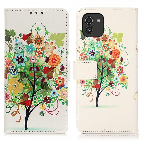 Samsung Galaxy A03 Etui Motiv Fargerik Tre
