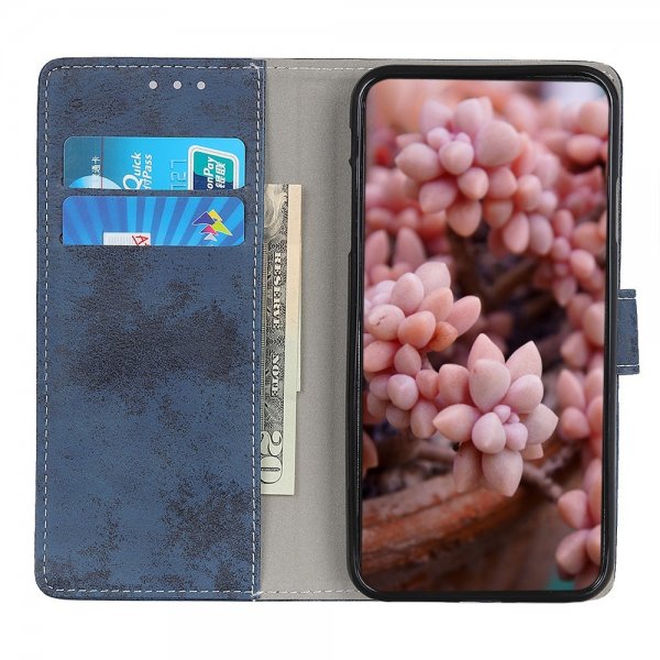 Samsung Galaxy A03 Etui Vintage Blå