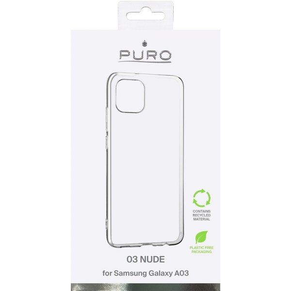 Puro Samsung Galaxy A03 Deksel Nude Transparent