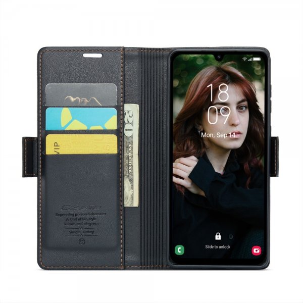 CaseMe Samsung Galaxy A15 Etui 023 Series Svart