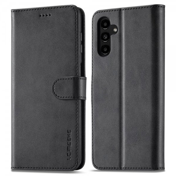 Lc.Imeeke Samsung Galaxy A15 Etui med Kortlomme stativfunksjon Svart
