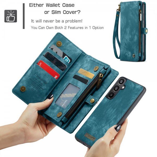 CaseMe Samsung Galaxy A16 Etui 008 Series Avtakbart Deksel Blå