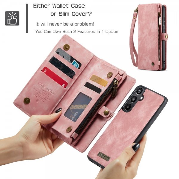 CaseMe Samsung Galaxy A16 Etui 008 Series Avtakbart Deksel Rosa