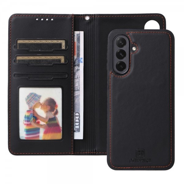 Betopnice Samsung Galaxy A26 Etui Avtagbart Deksel 005 Svart