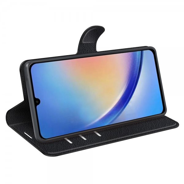 Nordic Covers Samsung Galaxy A34 5G Etui Litchi Raven Black