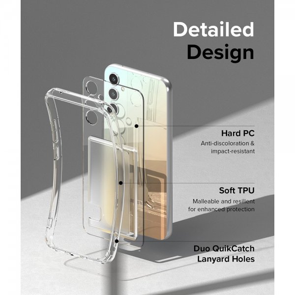 Ringke Samsung Galaxy A34 5G Deksel Fusion Card Clear