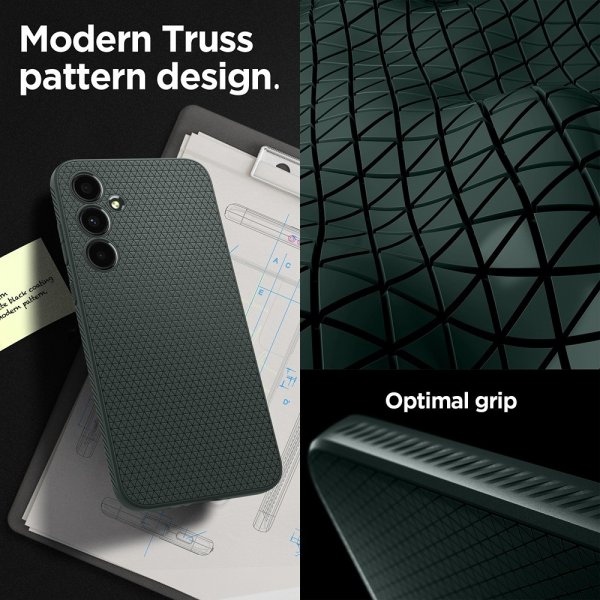 Spigen Samsung Galaxy A35 Deksel Liquid Air Abyss Green