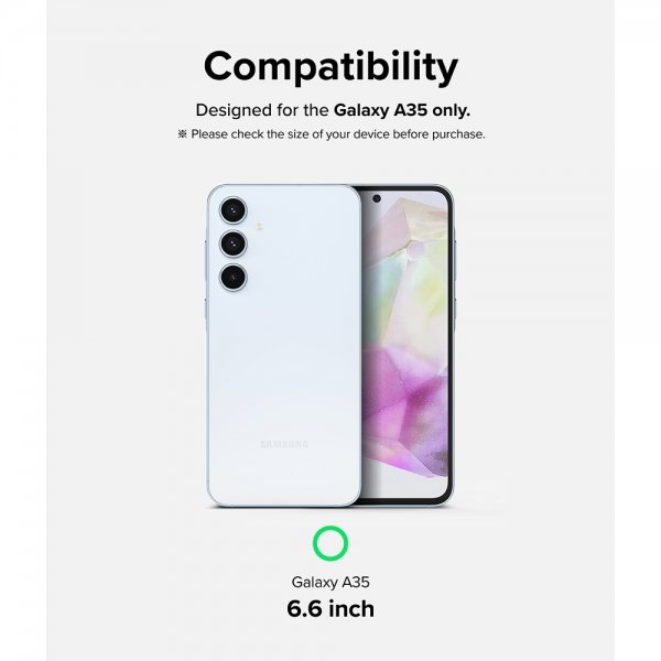 Ringke Samsung Galaxy A35 Skjermbeskytter Easy Slide 2-pakning