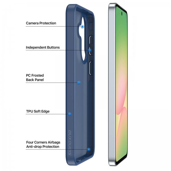 Dux Ducis Samsung Galaxy A36/Galaxy A56/Galaxy A37 Deksel Yind Series Blå