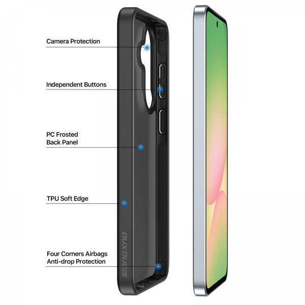 Dux Ducis Samsung Galaxy A36/Galaxy A56/Galaxy A37 Deksel Yind Series Svart