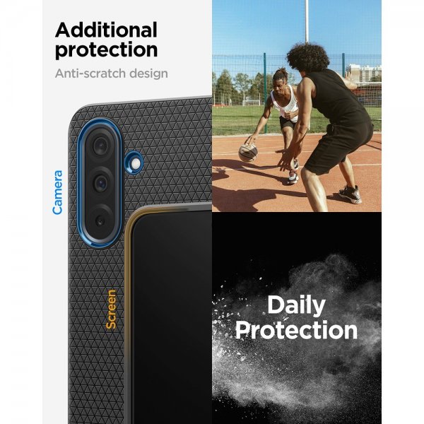Spigen Samsung Galaxy A36 Deksel Liquid Air Matte Black