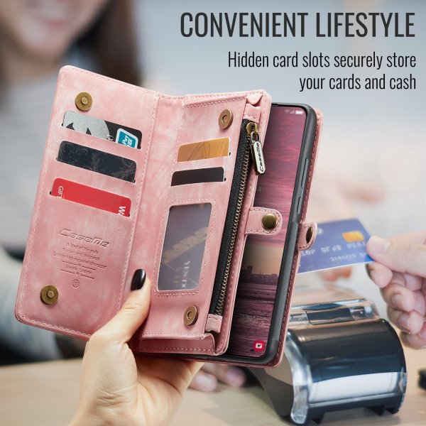 CaseMe Samsung Galaxy A37 Etui 008 Series Avtakbart Deksel Rosa