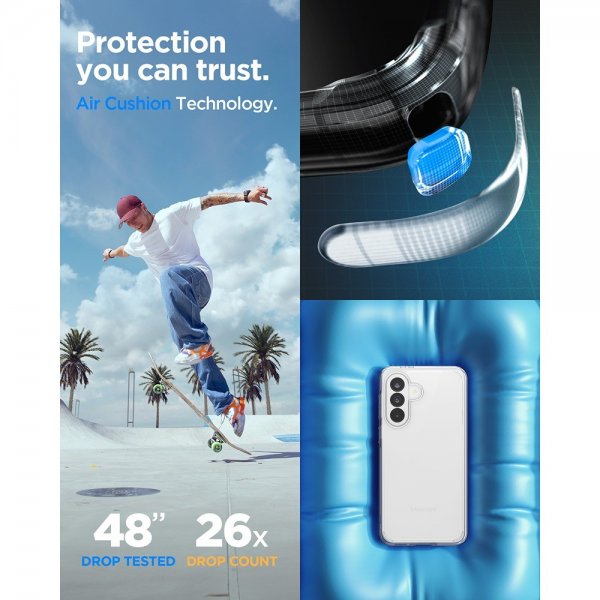Spigen Samsung Galaxy A37 Deksel Ultra Hybrid Crystal Clear