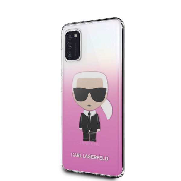 Karl Lagerfeld Samsung Galaxy A41 Deksel Iconic Cover Gradient Rosa