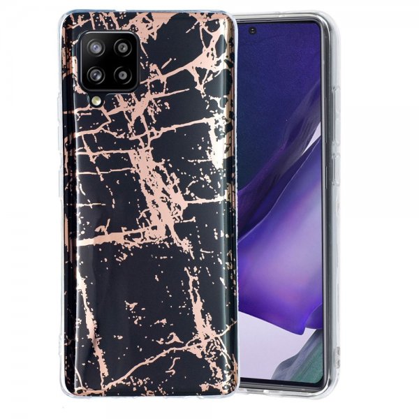 Samsung Galaxy A42 5G Deksel Marmor Svart