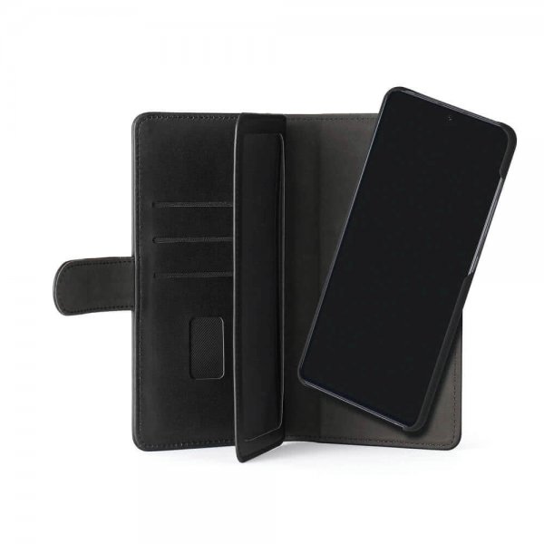 Gear Samsung Galaxy A51 Etui 7 Kortlomme Löstagbart Deksel Svart