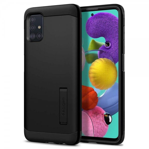Spigen Samsung Galaxy A51 Deksel Tough Armor Svart