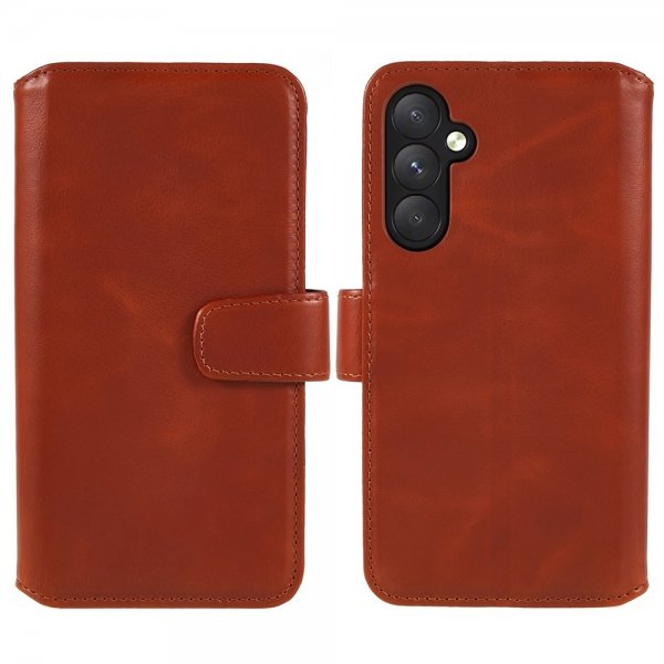 Nordic Covers Samsung Galaxy A54 5G Etui Essential Leather Maple Brown