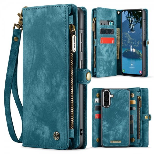 CaseMe Samsung Galaxy A56 Etui 008 Series Avtakbart Deksel Blå