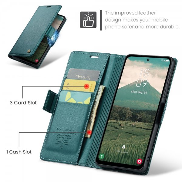 CaseMe Samsung Galaxy A56 Etui 023 Series Grønn