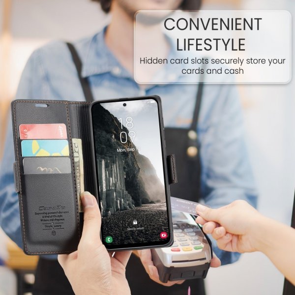 CaseMe Samsung Galaxy A56 Etui 023 Series Svart