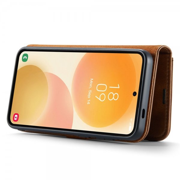 Dg.Ming Samsung Galaxy A57 Etui med Avtagbart Deksel Brun