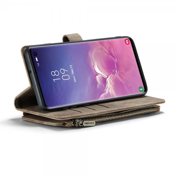 CaseMe Samsung Galaxy S10 Etui C30 Series Brun