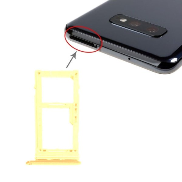 Samsung Galaxy S10/S10 Plus SIM-kortholder - Gul